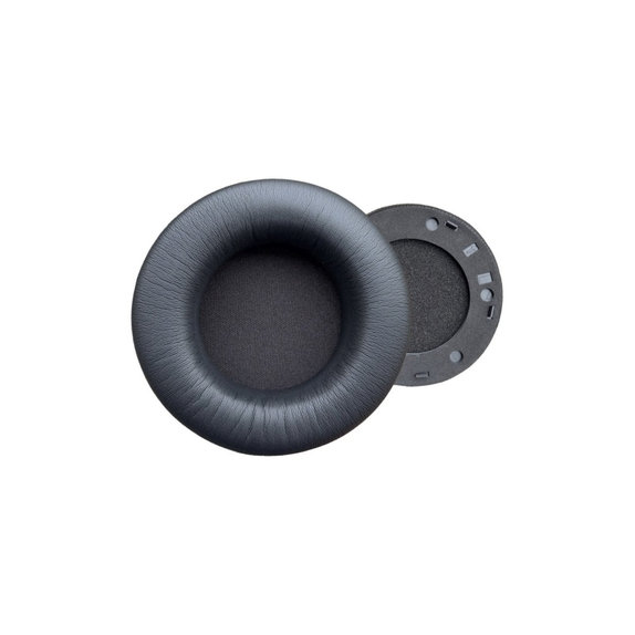 Náhradní Náušníky pro AKG Y600NC, Paměťová pěna + PU kůže, Černé, 1 pár