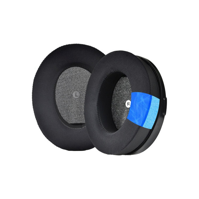 Náhradní Náušníky pro Kingston HyperX Cloud Orbit S, Paměťová pěna + PU kůže, Černé, Chladivý gel, 1 pár