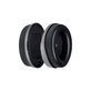 Náhradní Náušníky pro Kingston HyperX Cloud Orbit S, Paměťová pěna + PU kůže, Černé, 1 pár