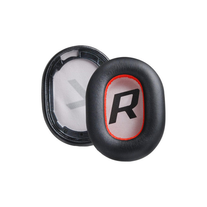 Náhradní Náušníky pro Plantronics BackBeat Pro 2, Voyager 8200 UC, PU kůže, Černé, 1 pár