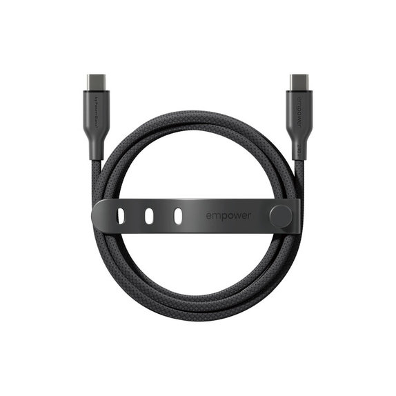 Kabel USB-C, 240 W, Racing, 1, 2 m, Space Black, empower