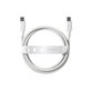 Kabel USB-C, 240 W, Racing, 1,2 m, stříbrnobílý, empower