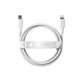 Kabel USB-C/Lightning, 60 W, Racing, 1, 2 m, Stříbrnobílá, empower