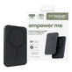 Bezdrátová PowerBank 5000 mAh, 20 W, kompatibilní s MagSafe, Qi2/USB-C, Space Black, empower