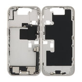 Apple iPhone 16 Pro - Střední Rám + Tlačítka Zapnutí, Hlasitosti a Kamery (White Titanium)