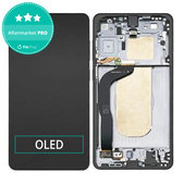 Samsung Galaxy S25 Edge - LCD Displej + Dotykové Sklo + Rám (Titanium Jetblack) OLED