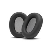 Náhradní Náušníky pro Sony WH-1000XM6, Paměťová pěna + PU kůže, Černé, 1 pár