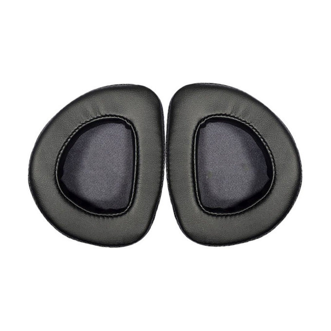 Náhradní Náušníky pro Asus ROG Delta, Delta S, Paměťová pěna + PU kůže, Černé, 1 pár