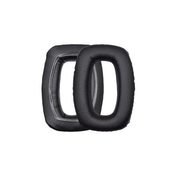 Náhradní Náušníky pro Beyerdynamic DT 100, DT 150, DT 190, Paměťová pěna + PU kůže, Černé, 1 pár