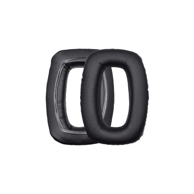 Náhradní Náušníky pro Beyerdynamic DT 100, DT 150, DT 190, Paměťová pěna + PU kůže, Černé, 1 pár