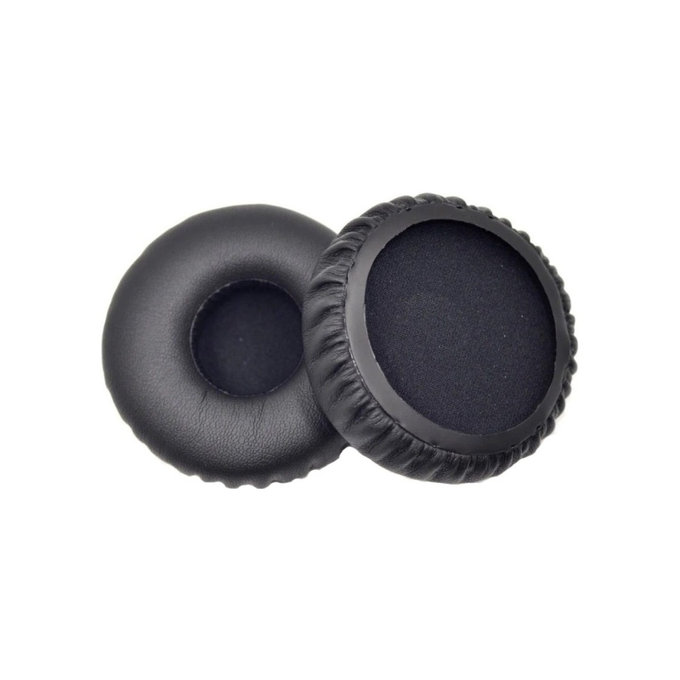 Náhradní Náušníky pro Jabra Revo, Paměťová pěna + PU kůže, Černé, 1 pár