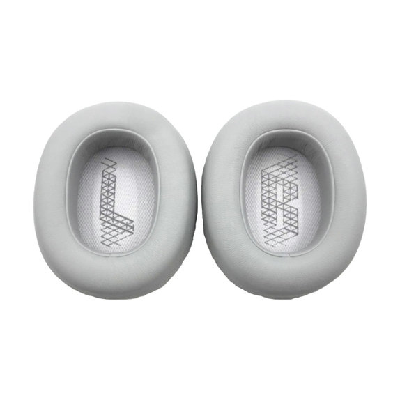 Náhradní Náušníky pro JBL E65BTNC, Duet NC, Live 650BTNC, Live 660NC, Paměťová pěna + PU kůže, Šedé, 1 pár