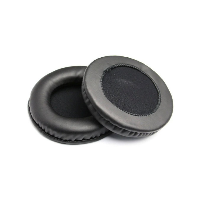 Náhradní Náušníky pro Philips SHM1900, SHP1900, Paměťová pěna + PU kůže, Černé, 1 pár