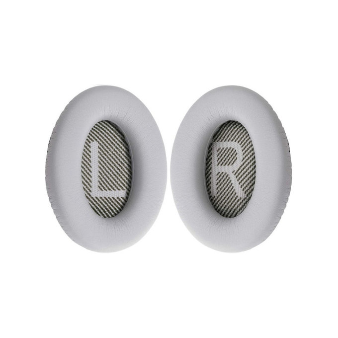 Náhradní Náušníky pro Bose QuietComfort 35, Paměťová pěna + PU kůže, Šedé, 1 pár