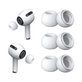 Náhradní silikonové špunty pro Apple AirPods 3 Pro, sada 3 ks (L, M, S), Bílé