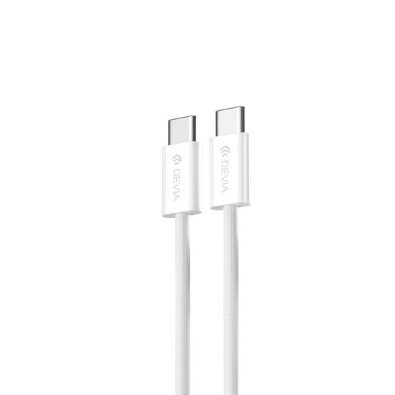 USB-C / USB-C kabel Smart, PD 60W, 1m, bílá, Devia