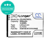 Baterie pro Siemens Gigaset, Openstage, SL, 950mAh, Li-Ion, 3.7V, V30145-K1310-X445, HQ