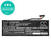 Baterie pro MSI GS40, GS43, MS14, 8000mAh, Li-Ion, 7.6V, BTY-M47, HQ