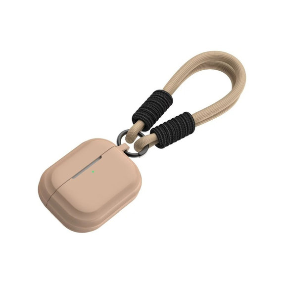 Silikonové pouzdro pro AirPods Pro 2, Sand Beige