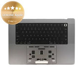 Horní rám klávesnice pro MacBook Pro 16" A2780 (2023), s klávesnicí US a baterií, Space Gray, 661-32189, Genuine Apple