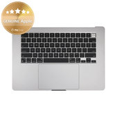 Horní rám klávesnice pro MacBook Air 15", A3114 (2024), s klávesnicí US a baterií, Space Gray, 661-40266, Genuine Apple