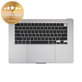 Horní rám klávesnice pro MacBook Air 15", A3114 (2024), s klávesnicí US a baterií, Space Gray, 661-40266, Genuine Apple