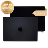 LCD displej pro MacBook Pro 14", A3112, A3185 (2024), s předním sklem a krytem, Nano-Texture, Space Black, 661-41795, Genuine Apple