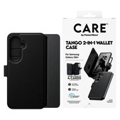 Pouzdro Tango Wallet Two-In-One s QI pro Samsung Galaxy S26+, Černá, PanzerGlass