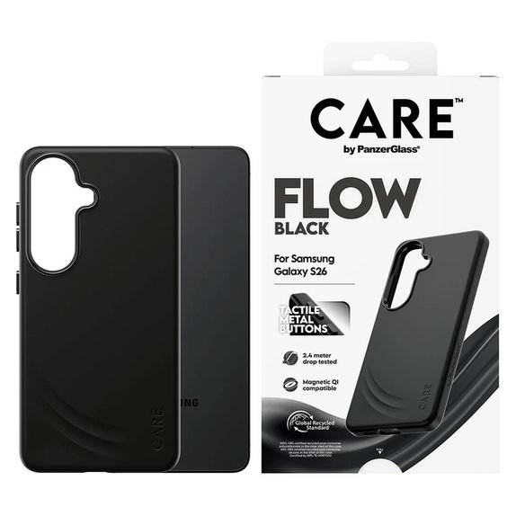 Pouzdro FLOW s QI pro Samsung Galaxy S26, Černá, PanzerGlass