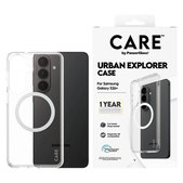 Pouzdro Urban Explorer s bílým QI pro Samsung Galaxy S26+, Transparentní, PanzerGlass