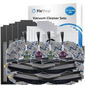 Sada náhradních dílů pro Ecovacs X1 Omni, T10 (2x Hlavní kartáč, 4x Filtr, 4x Boční kartáč, 8x Mopovací útěrka, 4x Sáček na prach)