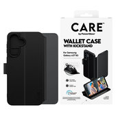 Pouzdro Wallet Kickstand pro Samsung Galaxy A37, Černá, PanzerGlass