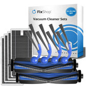 Sada náhradních dílů pro Ecovacs T80 Omni, T80 (2x Hlavní kartáč, 4x Filtr, 4x Boční kartáč)