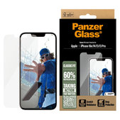 Tvrzené sklo s aplikátorem pro iPhone 17e/16e/14/13/13 Pro, Čirá, PanzerGlass