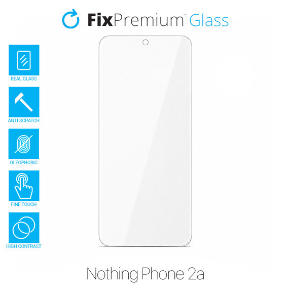 FixPremium Glass - Tvrzené sklo pro Nothing Phone (2a)