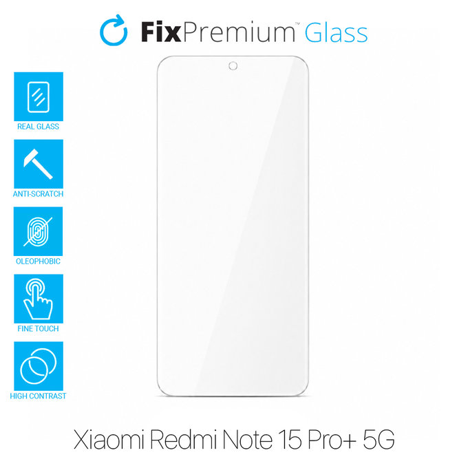 FixPremium Glass - Tvrzené sklo pro Xiaomi Redmi Note 15 Pro+ 5G