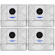 Sáček do vysavače, 4 ks, Antibakteriální a odstraňující zápach pro Ecovacs Deebot T-series, X-series