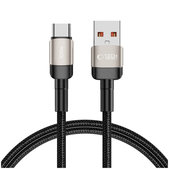 Kabel Ultraboost Evo USB-C Cable 100W/5A 100cm, Titanium, Tech-Protect