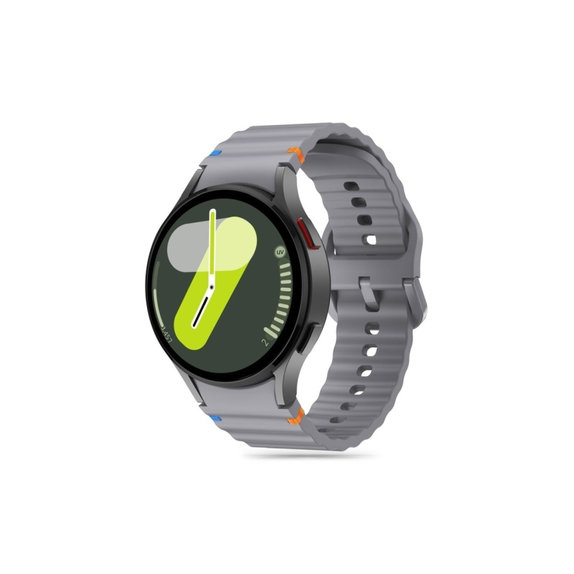 Řemínek Silicone Sport pro Samsung Watch 4 / 5 / 5 Pro / 6 / 7 / FE, Crayon Grey, Tech-Protect