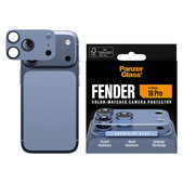 Ochranný kryt objektivu Fender pro iPhone 18 Pro, Italian Blue, PanzerGlass