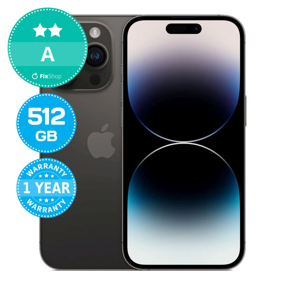 Apple iPhone 14 Pro Space Black 512GB A Repasovaný