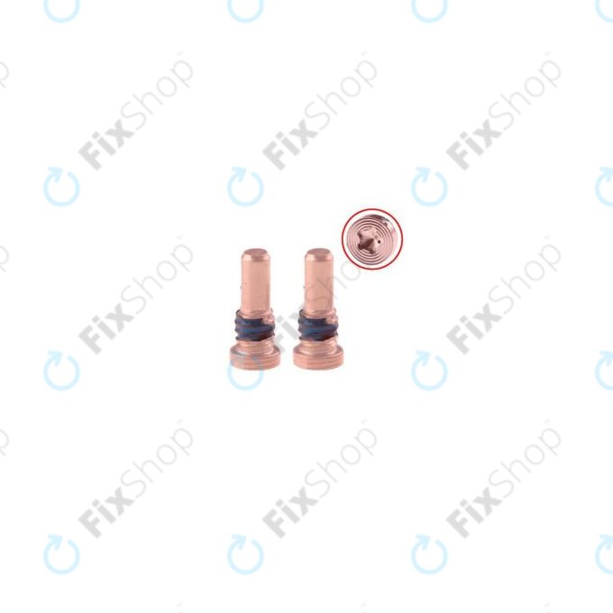 Apple iPhone 6S, 6S Plus - Spodní Šrouby (Rose Gold)