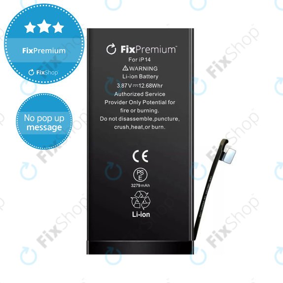 Baterie pro iPhone 14, 3279mAh, DIAGNOSTIC