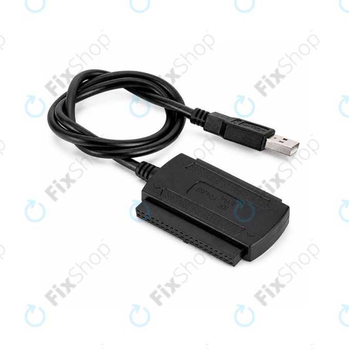 USB 2.0 na IDE / SATA adaptér pro 2,5" a 3,5" HDD/SSD, s EU napájením