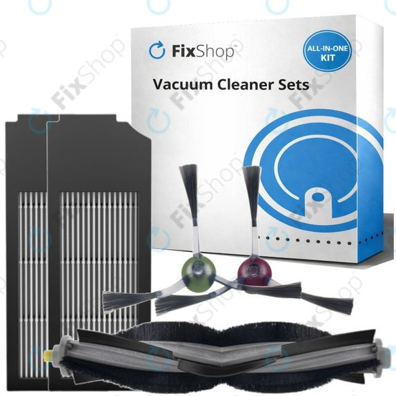 Sada náhradních dílů pro Ecovacs X1 Omni, T10 (1x Hlavní kartáč, 2x Filtr, 2x Boční kartáč)