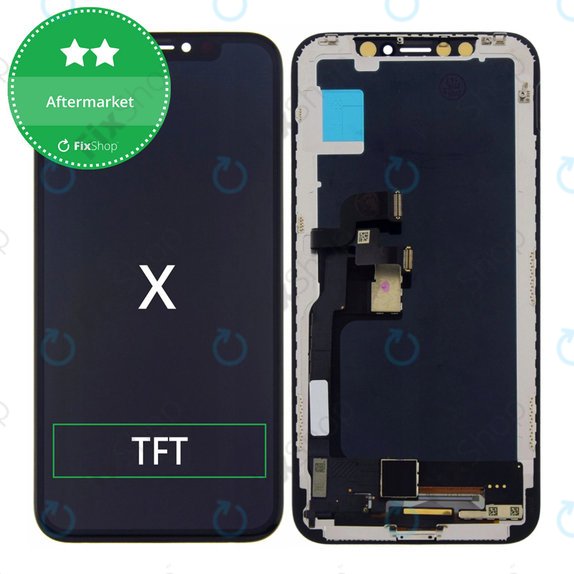 Displej pro iPhone X, Dotykové sklo s rámem
