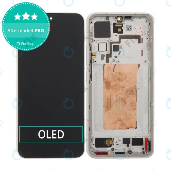Xiaomi 15 5G - LCD Displej + Dotykové Sklo + Rám (White) OLED