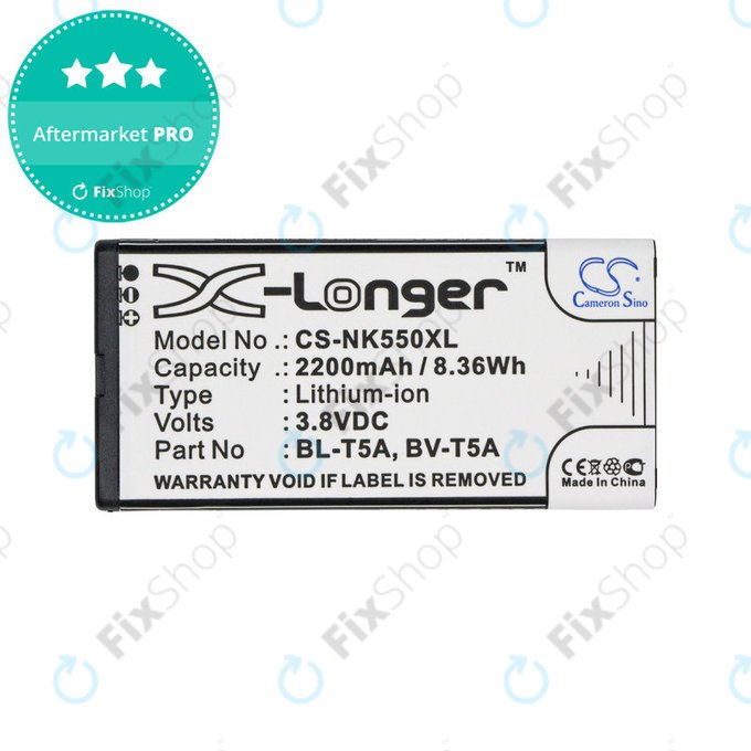 Baterie pro Nokia Lumia 730, 2200mAh, Li-Ion, 3.8V, BL-T5A, HQ