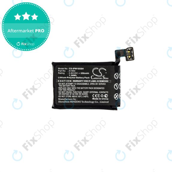 Baterie pro Apple Watch 3 42 mm, 350mAh, GPS + Cellular Version, Li-Pol, 3.82 V, A1850, HQ