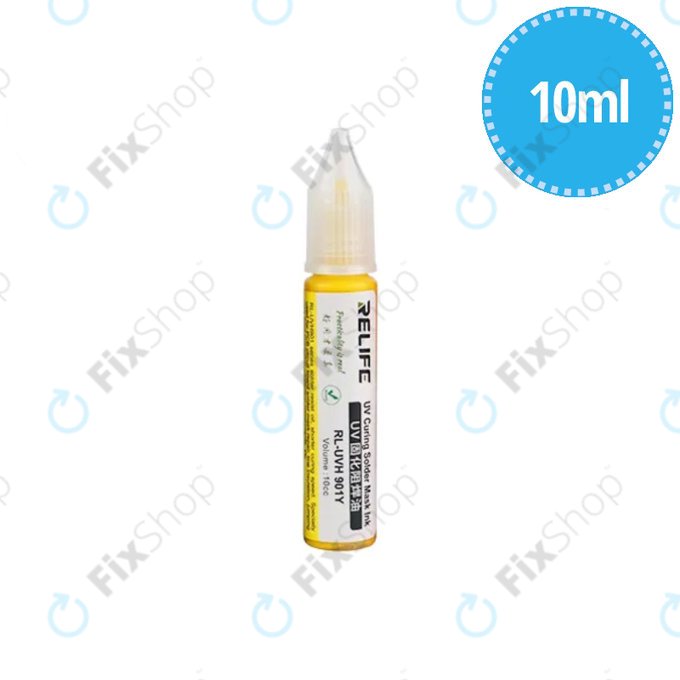 Relife RL-UVH901Y - UV Vytvrditelná Pájecí Maska - 10ml (Žlutá)